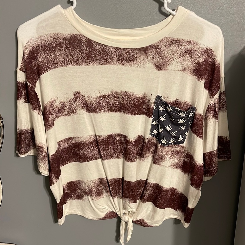 Womens American flag shirt